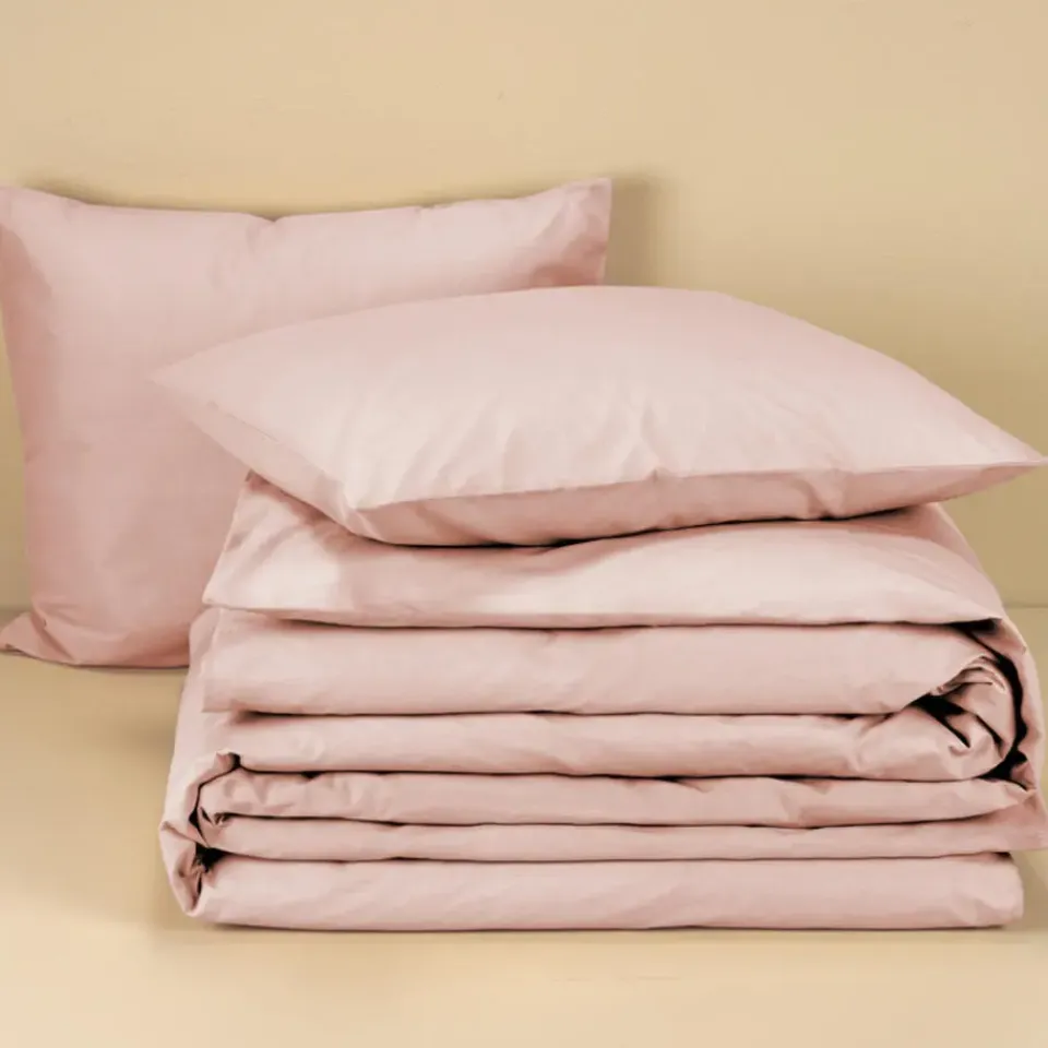 Moodit Dekbedovertrek Basil Pearl Pink - Lits Jumeaux - 240 x 220 cm - Katoen Online