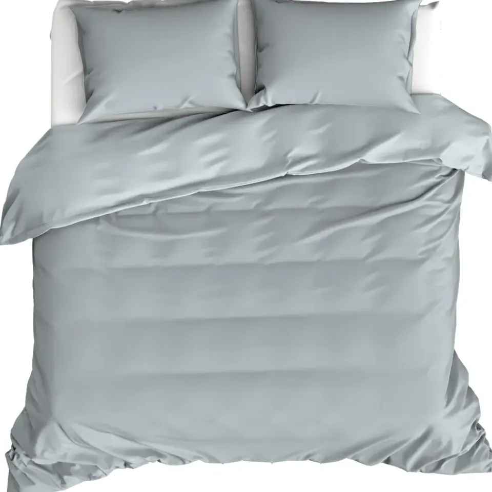 Moodit Dekbedovertrek Basil Stone Blue - Lits Jumeaux - 240 x 220 cm - Katoen Sale