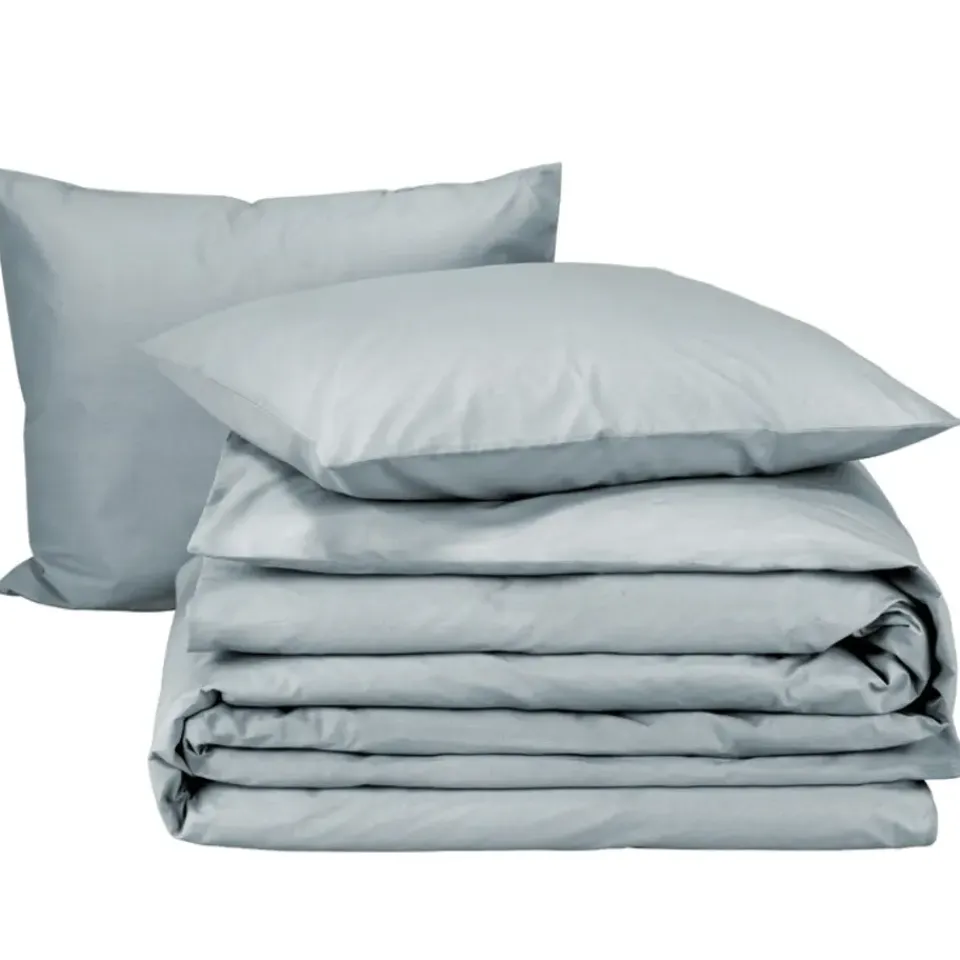 Moodit Dekbedovertrek Basil Stone Blue - Lits Jumeaux - 240 x 220 cm - Katoen Sale