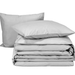 Moodit Dekbedovertrek Basil Silver - Lits Jumeaux - 240 x 220 cm - Katoen Best