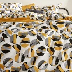 Moodit Dekbedovertrek Odil Marble - Tweepersoons - 200 x 220 cm - Katoen Clearance