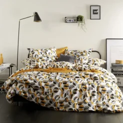 Moodit Dekbedovertrek Odil Marble - Tweepersoons - 200 x 220 cm - Katoen Clearance