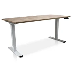 Lineaflex MRC MRC COMFORT elektrisch ARBO zit-sta bureau - 160x80cm - wit - midden eiken Outlet