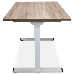 Lineaflex MRC MRC COMFORT elektrisch ARBO zit-sta bureau - 160x80cm - wit - midden eiken Outlet