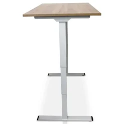 Lineaflex MRC MRC COMFORT elektrisch ARBO zit-sta bureau - 160x80cm - wit - midden eiken Outlet