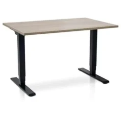 MRC COMFORT elektrisch zit sta bureau - 120x80 - midden eiken Clearance