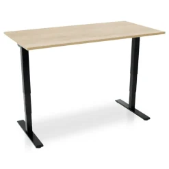 MRC COMFORT Set - Zit-sta bureau + stoel - 160x80 - robuust eiken Clearance