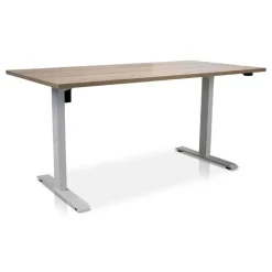 Lineaflex MRC MRC EASY elektrisch ARBO zit-sta bureau - 160x80cm - wit - midden eiken Discount