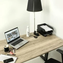 MRC EASY elektrisch ARBO zit-sta bureau - 120x80 cm - robuust eiken Sale