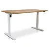 Lineaflex MRC MRC EASY elektrisch ARBO zit-sta bureau - 140x80cm - wit - robuust eiken Hot