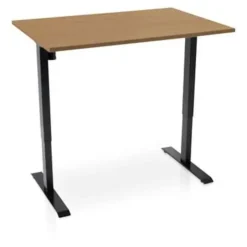 MRC EASY elektrisch ARBO zit-sta bureau - 120x80 cm - havanna Discount