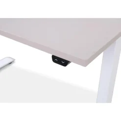 Lineaflex MRC MRC EASY Zit-Sta Bureau – Elektrisch Verstelbaar – 140x80 cm – Blad Sand Grey Discount