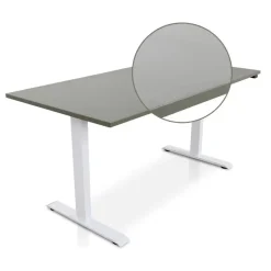 Lineaflex MRC MRC EASY Zit-Sta Bureau – Elektrisch Verstelbaar – 160x80 cm – Blad Forest Green Discount