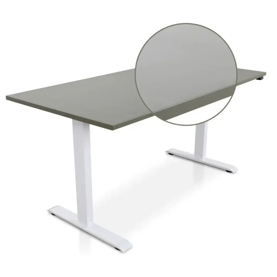 Lineaflex MRC MRC EASY Zit-Sta Bureau – Elektrisch Verstelbaar – 160x80 cm – Blad Forest Green Discount