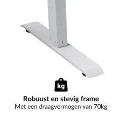 Lineaflex MRC MRC EASY Zit-Sta Bureau – Elektrisch Verstelbaar – 160x80 cm – Blad Forest Green Discount