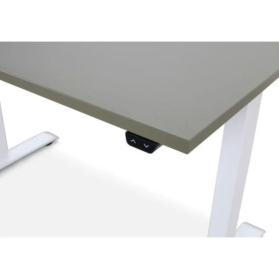 Lineaflex MRC MRC EASY Zit-Sta Bureau – Elektrisch Verstelbaar – 160x80 cm – Blad Forest Green Discount