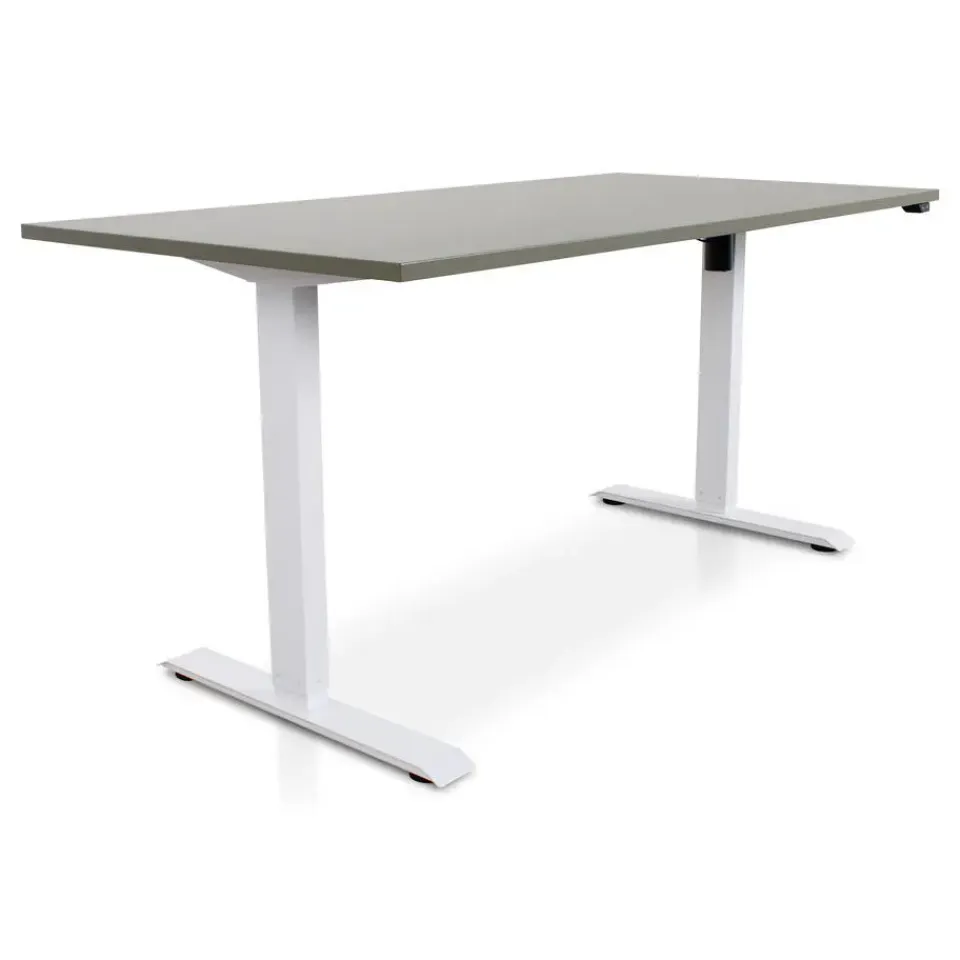 Lineaflex MRC MRC EASY Zit-Sta Bureau – Elektrisch Verstelbaar – 160x80 cm – Blad Forest Green Discount