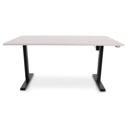 Lineaflex MRC MRC EASY Zit-Sta Bureau – Elektrisch Verstelbaar – 160x80 cm – Blad Sand Grey Clearance