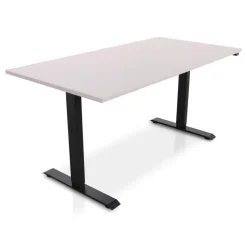 Lineaflex MRC MRC EASY Zit-Sta Bureau – Elektrisch Verstelbaar – 160x80 cm – Blad Sand Grey Clearance