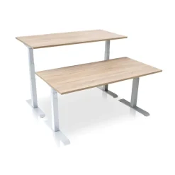 MRC PRO elektrisch ARBO zit-sta bureau - 180x80 cm - midden eiken Best