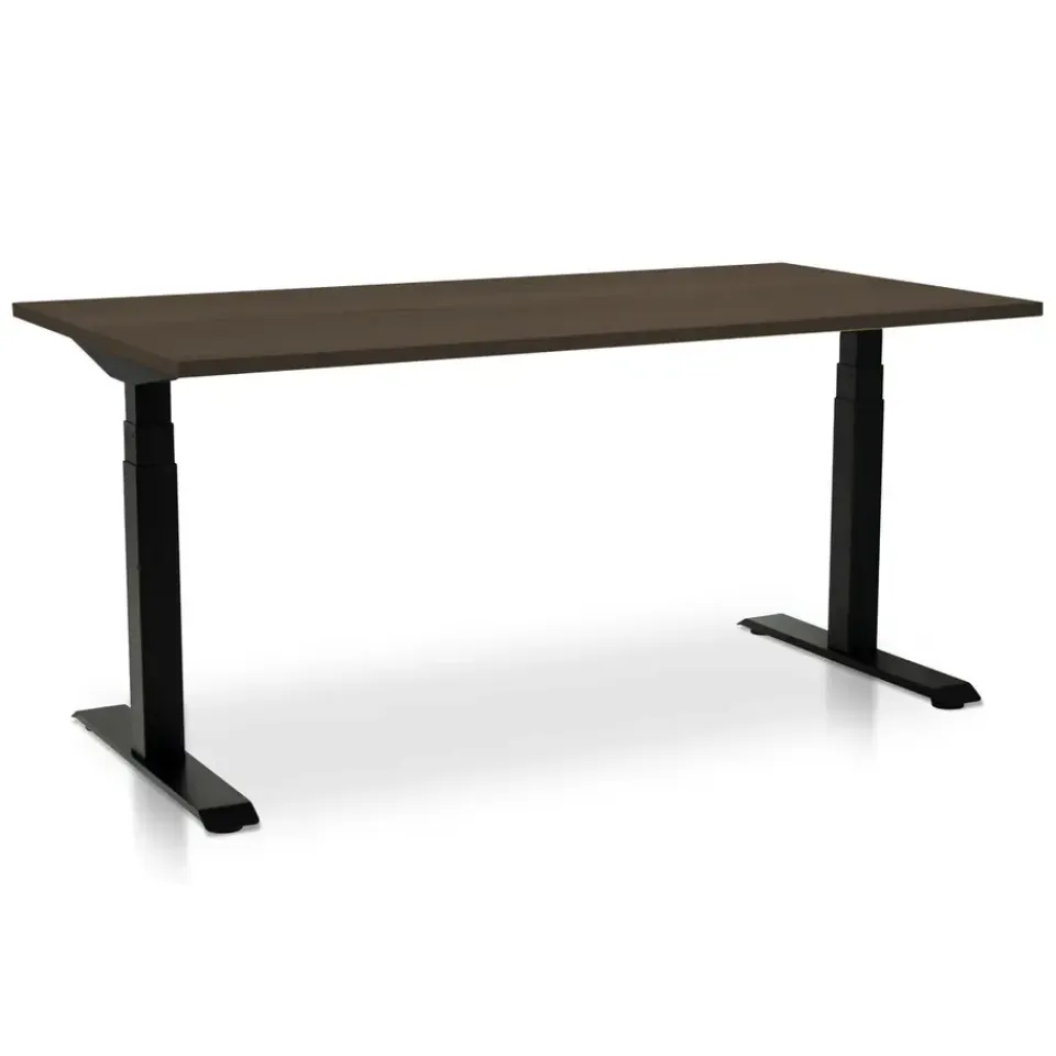 MRC PRO elektrisch ARBO zit-sta bureau - 120x80 cm - bruin eiken Best