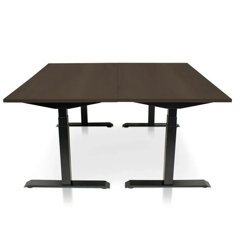 MRC PRO elektrisch ARBO zit-sta bureau - 120x80 cm - bruin eiken Best