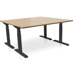 MRC PRO elektrisch ARBO zit-sta bureau - 140x80 cm - havanna