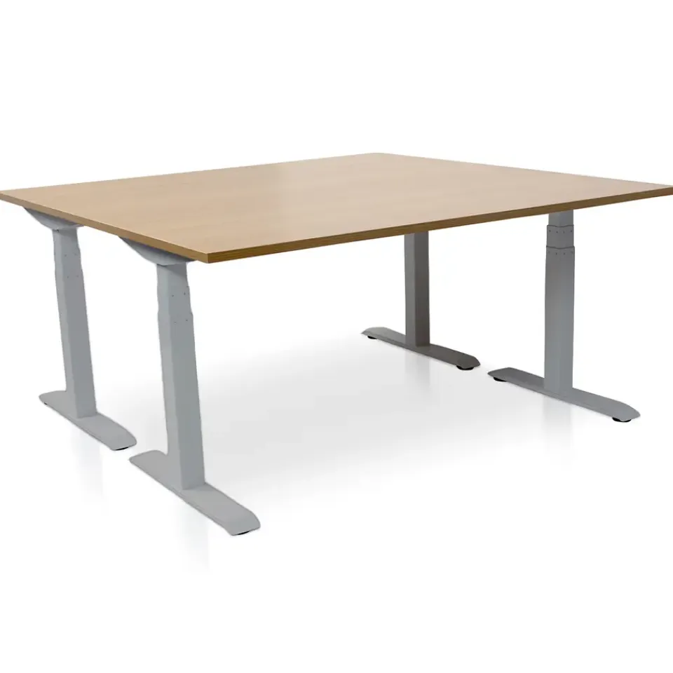 MRC PRO elektrisch ARBO zit-sta bureau - 180x80 cm - havanna New