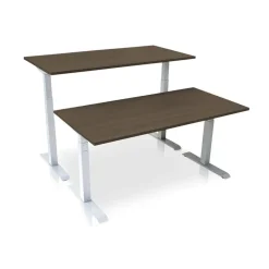 MRC PRO elektrisch ARBO zit-sta bureau - 120x80 cm - bruin eiken Online