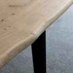 Lineaflex MRC MRC Zit-sta bureau massief boomstamblad 120x80 zwart frame NEN-EN 527 New