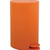 MSV kleine badkamer/toilet pedaalemmer - oranje - 3L - 15 x 27cm New