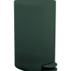 MSV kleine Pedaalemmer - kunststof - donkergroen - 3L - 27 cm Best