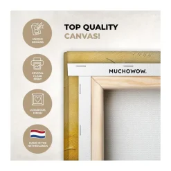 MuchoWow Canvas Schilderij 120x80cm Kunst Abstract Modern Hot