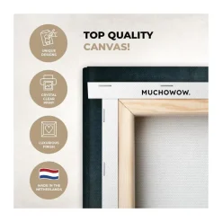 MuchoWow Canvas Schilderij 90x60cm Kruiden Specerijen Lepels