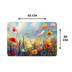 MuchoWow Placemat (6stuks) 45x30cm Bloemen Natuur Botanisch Discount