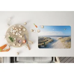MuchoWow Placemat (6stuks) 45x30cm Duin Meeuw Strand Zee Zon Outlet