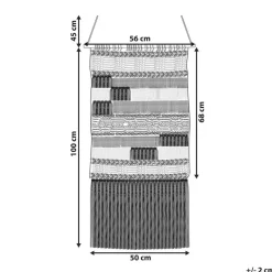 Beliani MURIDKE - Wanddecoratie - Beige - Katoen Hot