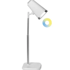 Leen Bakker MUSCA - Bureaulamp LED - Wit - Synthetisch materiaal Outlet