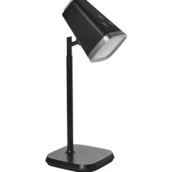Leen Bakker MUSCA - Bureaulamp LED - Zwart - Synthetisch materiaal Discount