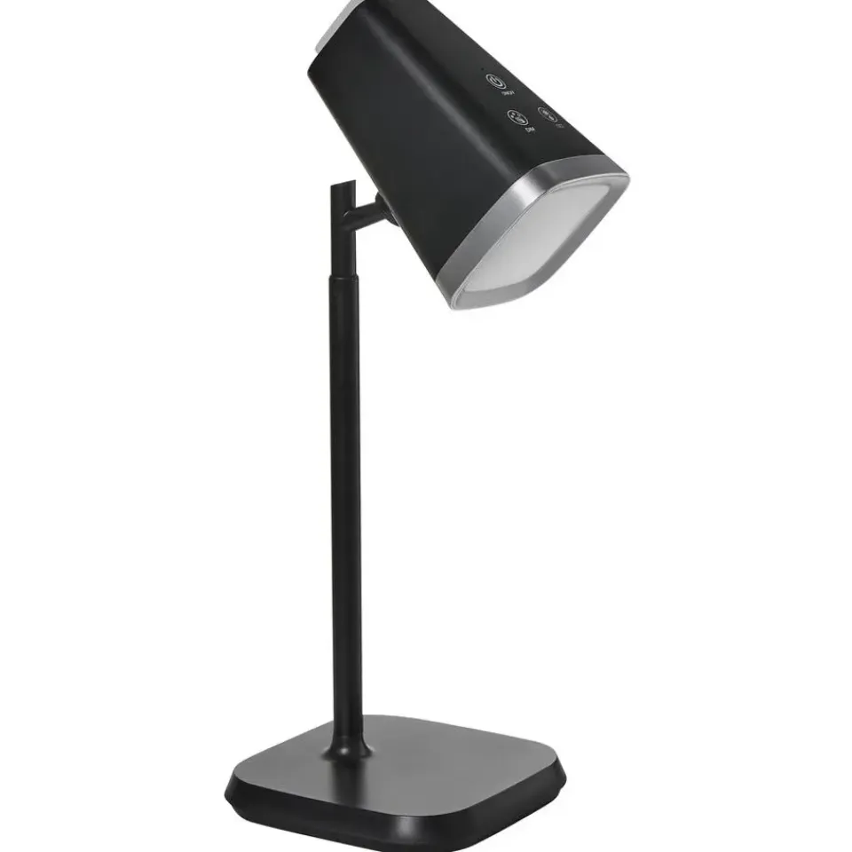 Leen Bakker MUSCA - Bureaulamp LED - Zwart - Synthetisch materiaal Discount
