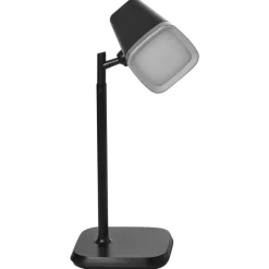 Leen Bakker MUSCA - Bureaulamp LED - Zwart - Synthetisch materiaal Discount