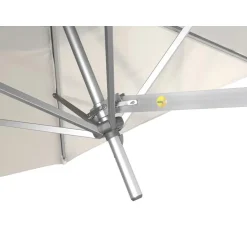 ACAZA Muurparasol Vierkant - 200x200cm - met muurbevestiging - Ecru - Gebroken wit Sale