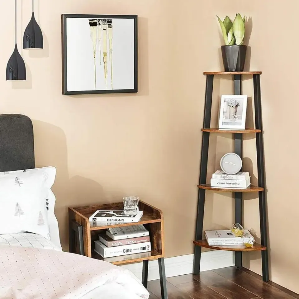 Merkloos Nachtkastje - vintage look - 46x52x35 cm - vintage bruin Sale