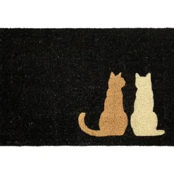 Leen Bakker NAPALIT - Deurmat - Zwart - 60 x 90 cm - Kokos Sale