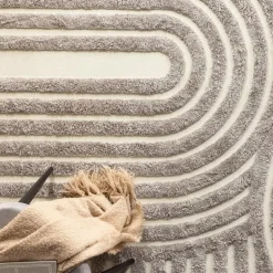 Leen Bakker Nest living Linnea Vloerkleed 290 x 200 cm - Grijs Discount