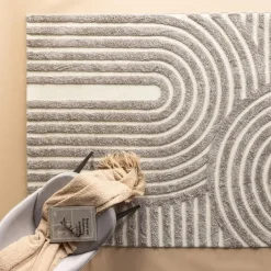 Leen Bakker Nest living Linnea Vloerkleed 290 x 200 cm - Grijs Discount