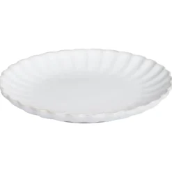 Leen Bakker NETTLE - Bijzetborden set van 4 - Gebroken wit - Steengoed Outlet