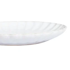 Leen Bakker NETTLE - Bijzetborden set van 4 - Gebroken wit - Steengoed Outlet