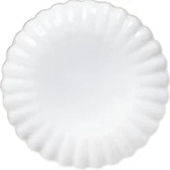 Leen Bakker NETTLE - Bijzetborden set van 8 - Wit - Steengoed Best