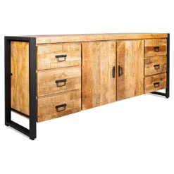 Benoa Nobe interiors Britt dressoir industrieel 200x45x80cm Clearance